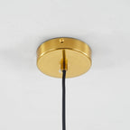 Drop Pendant Light with Ribbed Glass Design