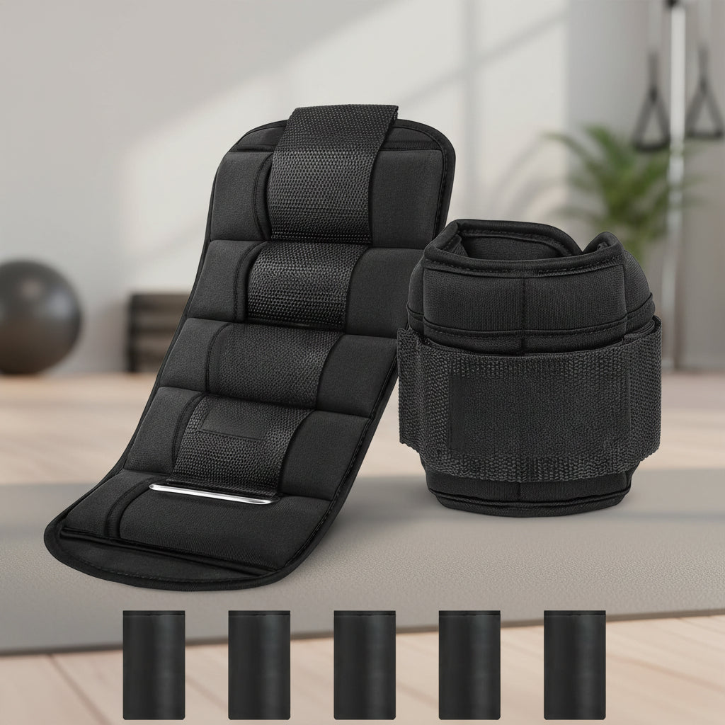 Adjustable Leg Training Set with Ankle Weights for Fitness