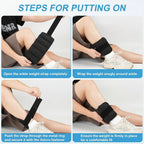 Adjustable Leg Training Set with Ankle Weights for Fitness