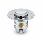 Stainless Steel Pop-Up Drain Stopper for Bathroom – Anti-Clog Plug
