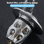 Stainless Steel Pop-Up Drain Stopper for Bathroom – Anti-Clog Plug