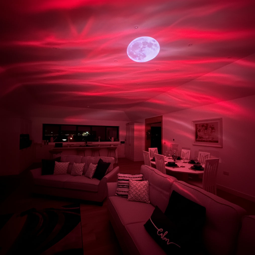 LED Galaxy Lamp Projector with Remote Control - Aurora Night Light