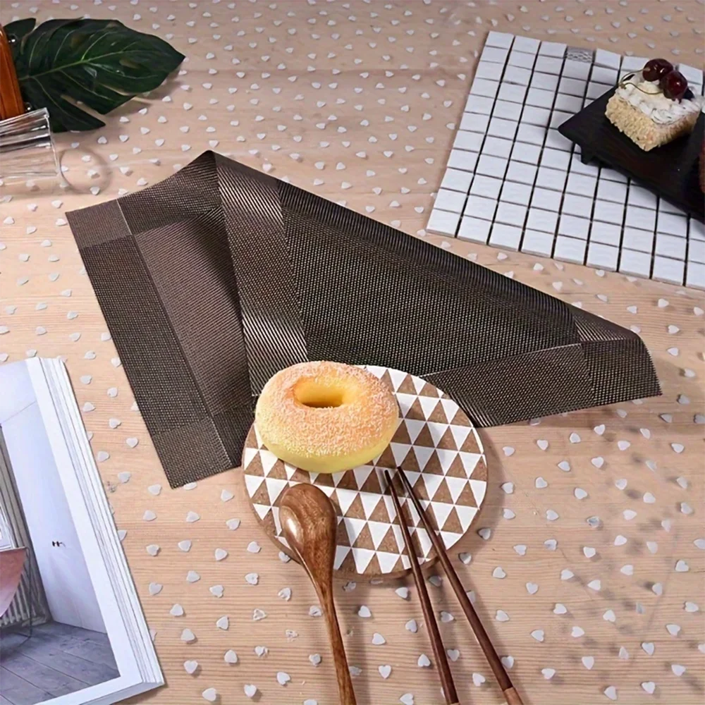 Heat-Resistant PVC Table Mats – Washable and Non-Slip Placemats