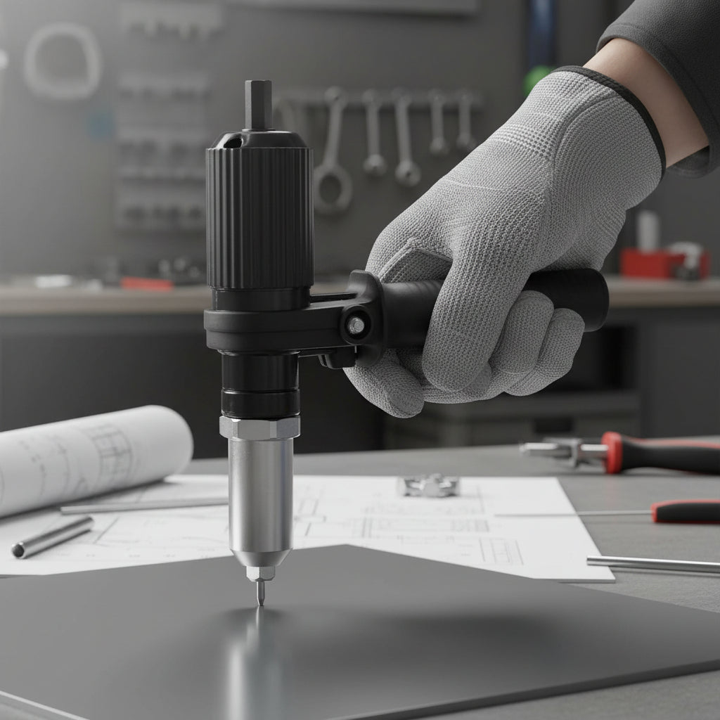 Interchangeable Nozzle Kit for Rivet Gun Drill Adapter