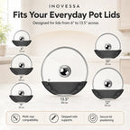 Space-Saving Pot Lid Organizers for Cabinets