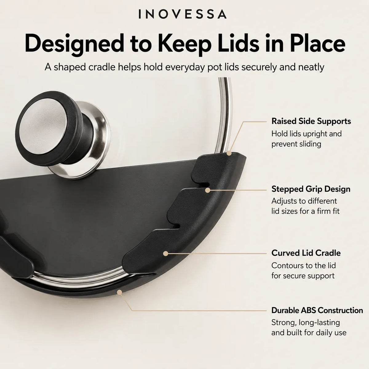 Space-Saving Pot Lid Organizers for Cabinets