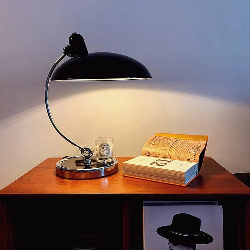 Modern Desk Lamp with Adjustable Head – Sleek Metal Design for Home or Office