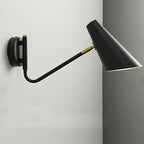 Versatile Metal Wall Light with Adjustable Shade