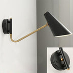 Versatile Metal Wall Light with Adjustable Shade