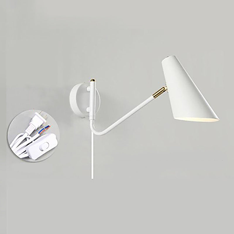Versatile Metal Wall Light with Adjustable Shade