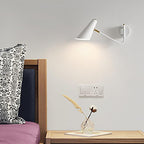 Versatile Metal Wall Light with Adjustable Shade