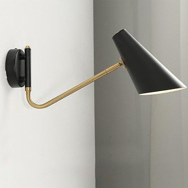 Versatile Metal Wall Light with Adjustable Shade