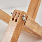 Wooden Desk Lamp with Adjustable Height