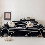 Modern Microfiber Sofa Cover for Sectional and Couch Protection