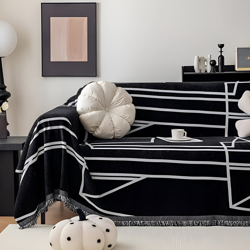 Modern Microfiber Sofa Cover for Sectional and Couch Protection