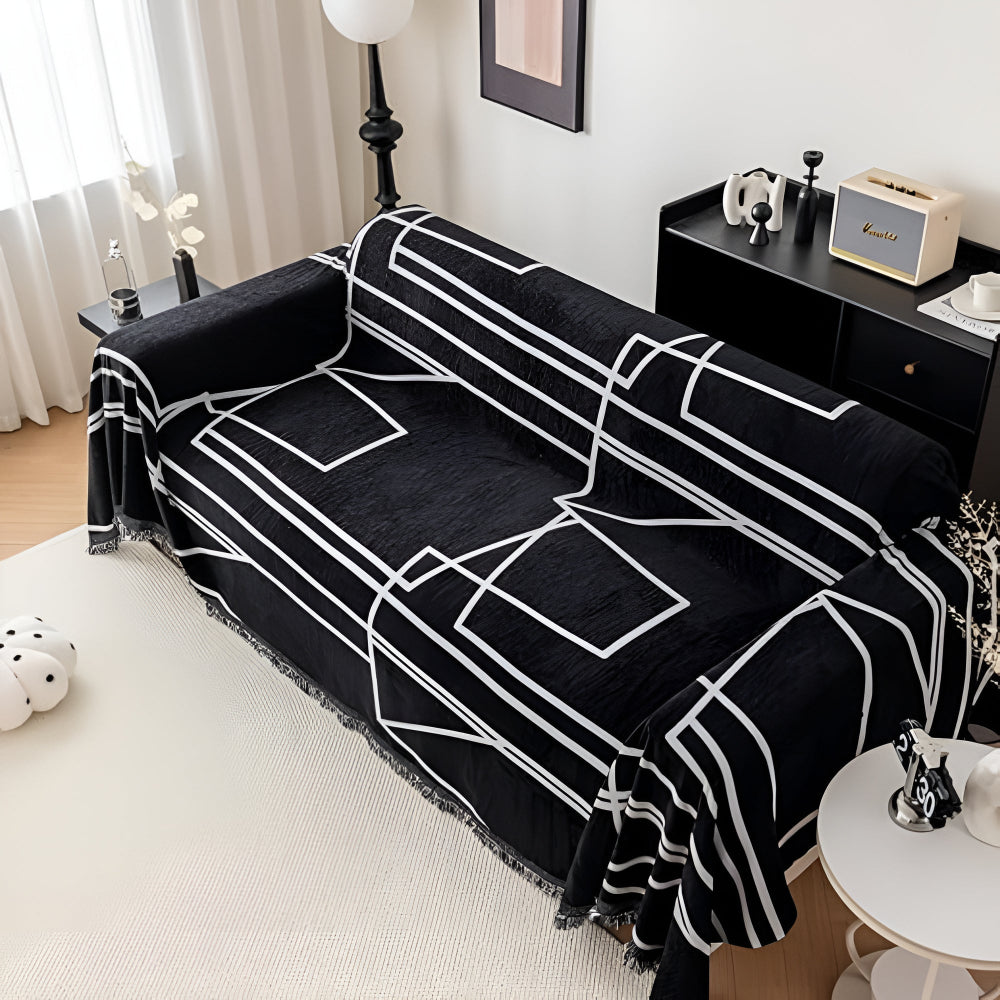 Modern Microfiber Sofa Cover for Sectional and Couch Protection