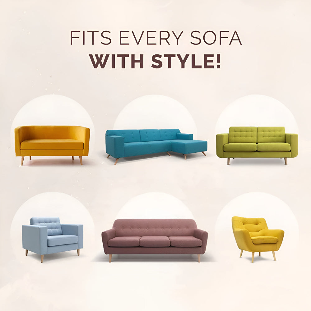 Modern Microfiber Sofa Cover for Sectional and Couch Protection