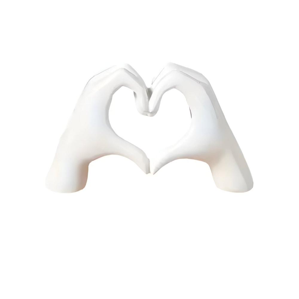 Heart-Shaped Love Hands Sculpture – High-Quality Decorative Art