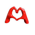Heart-Shaped Love Hands Sculpture – High-Quality Decorative Art