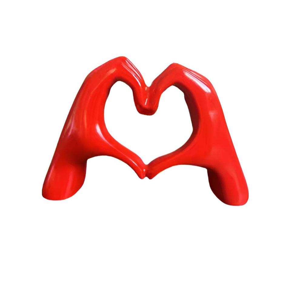 Heart-Shaped Love Hands Sculpture – High-Quality Decorative Art