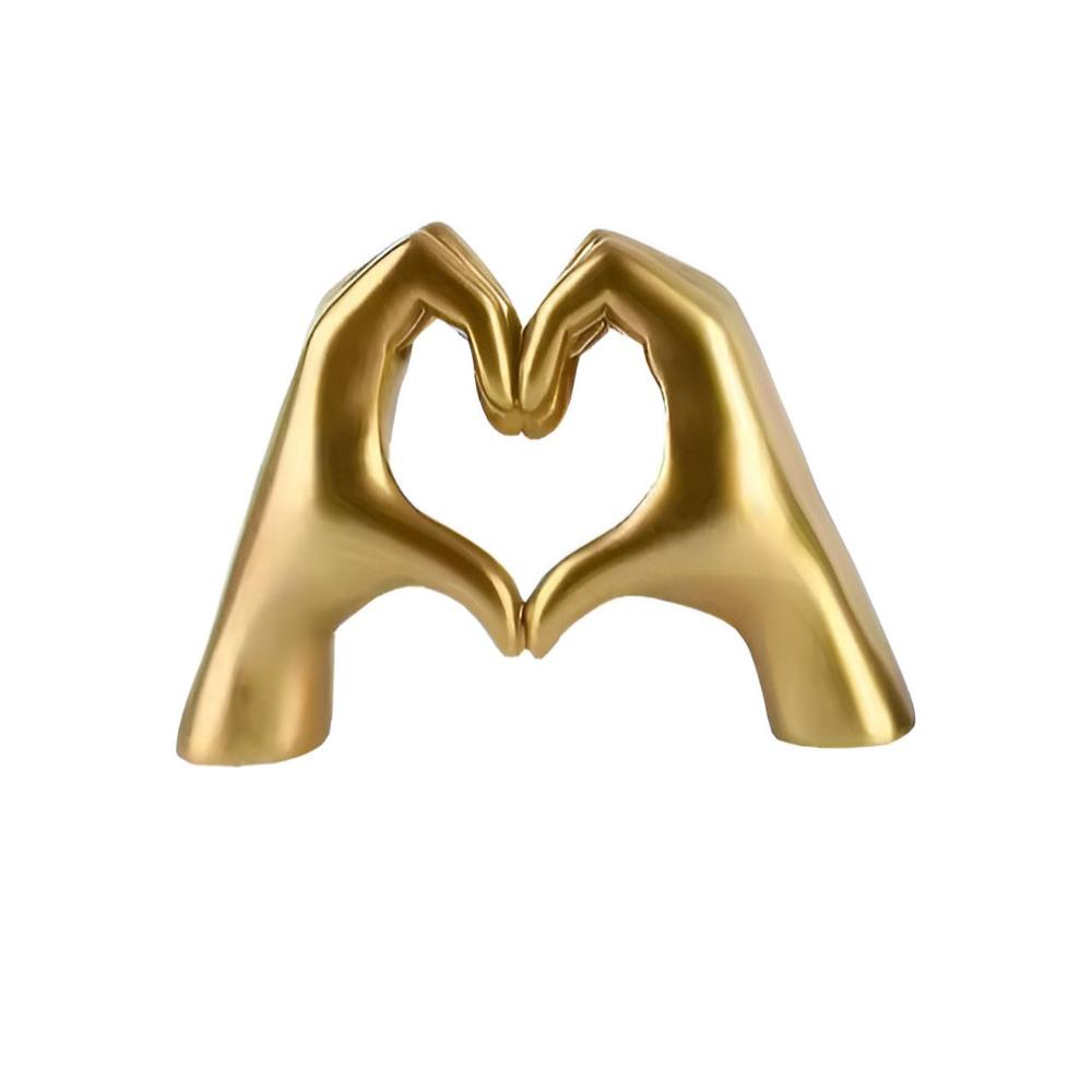 Heart-Shaped Love Hands Sculpture – High-Quality Decorative Art