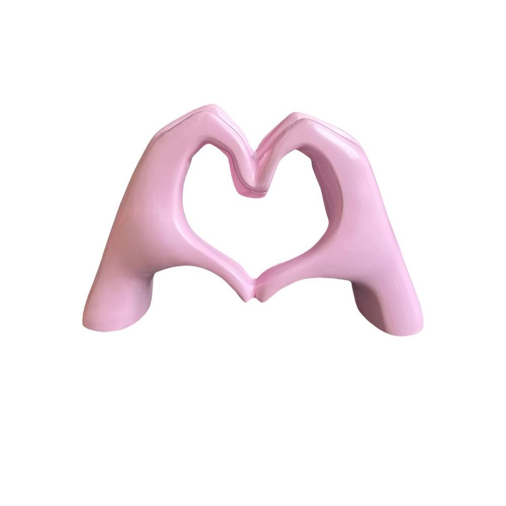 Heart-Shaped Love Hands Sculpture – High-Quality Decorative Art