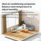 Portable Desktop Fan and Humidifier for Air Conditioning