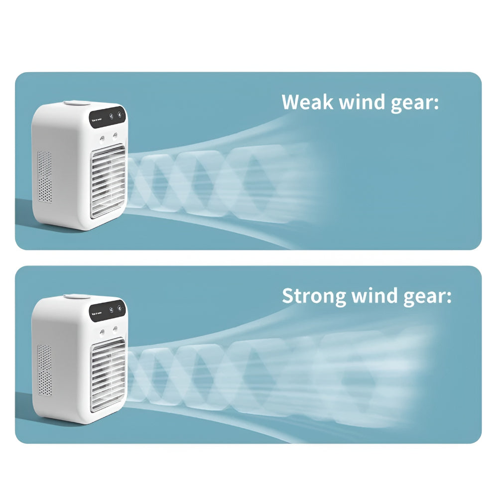 Portable Desktop Fan and Humidifier for Air Conditioning