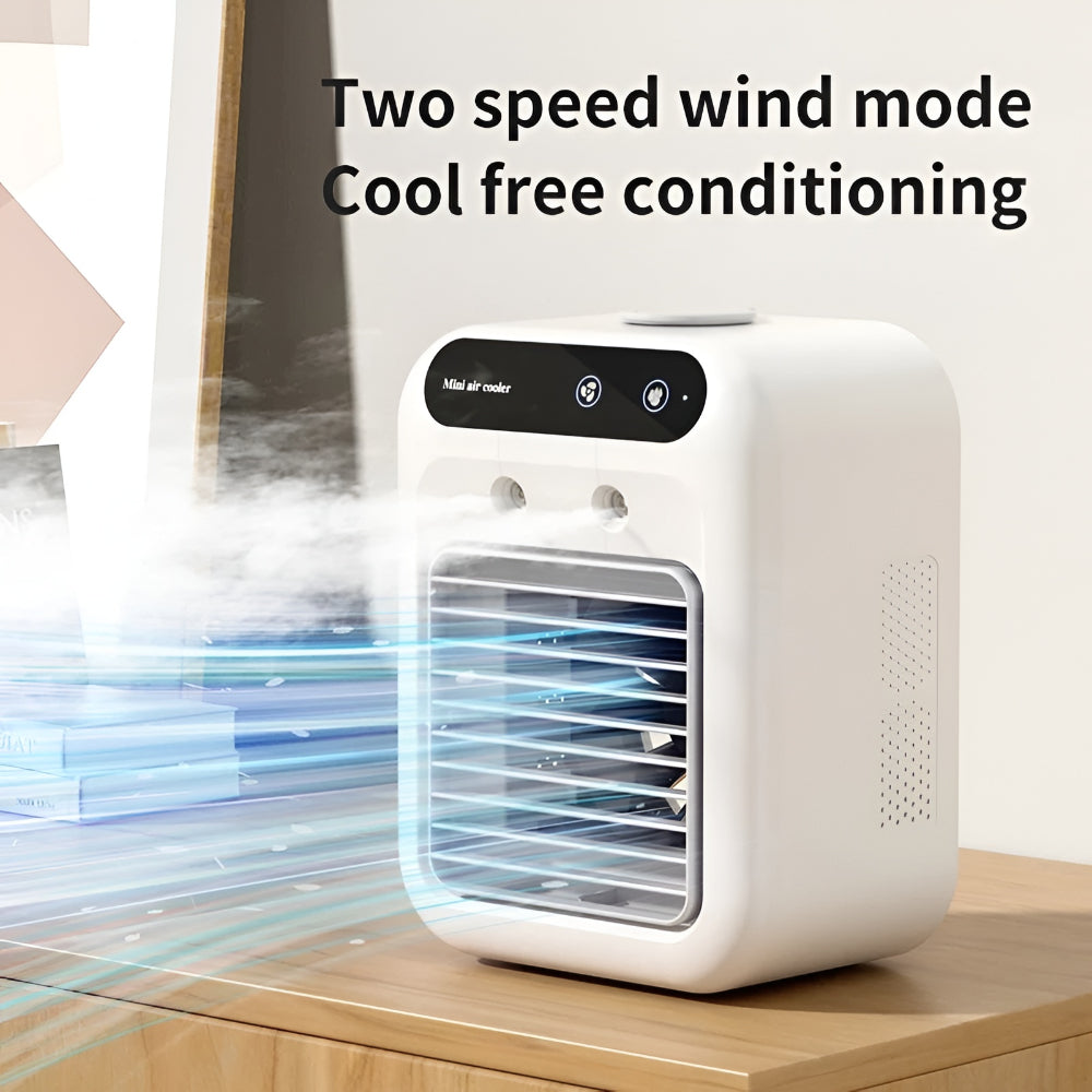Portable Desktop Fan and Humidifier for Air Conditioning