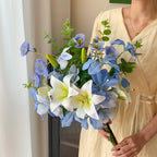 Elegant Summer Bliss Faux Floral Arrangement