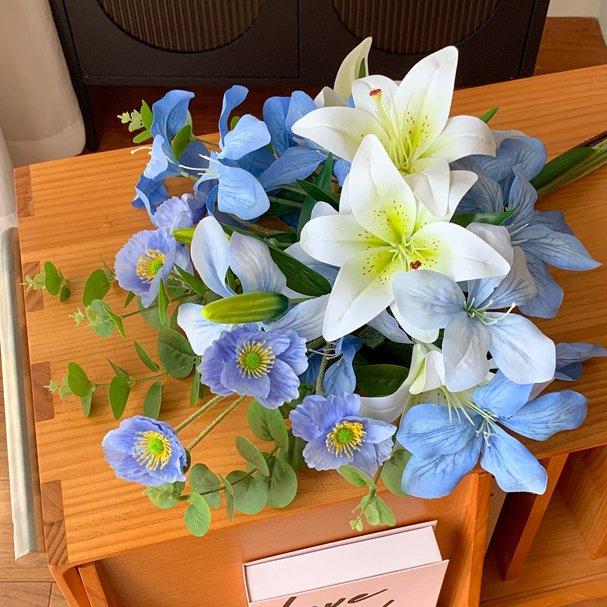 Elegant Summer Bliss Faux Floral Arrangement