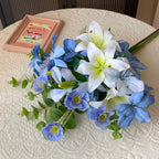 Elegant Summer Bliss Faux Floral Arrangement