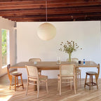 Soft Ambient Light Paper Pendant Lamp with Japanese Design