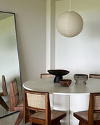 Soft Ambient Light Paper Pendant Lamp with Japanese Design