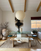 Soft Ambient Light Paper Pendant Lamp with Japanese Design