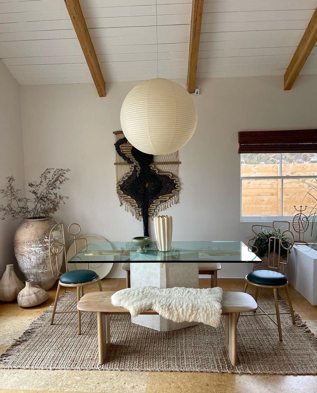 Soft Ambient Light Paper Pendant Lamp with Japanese Design