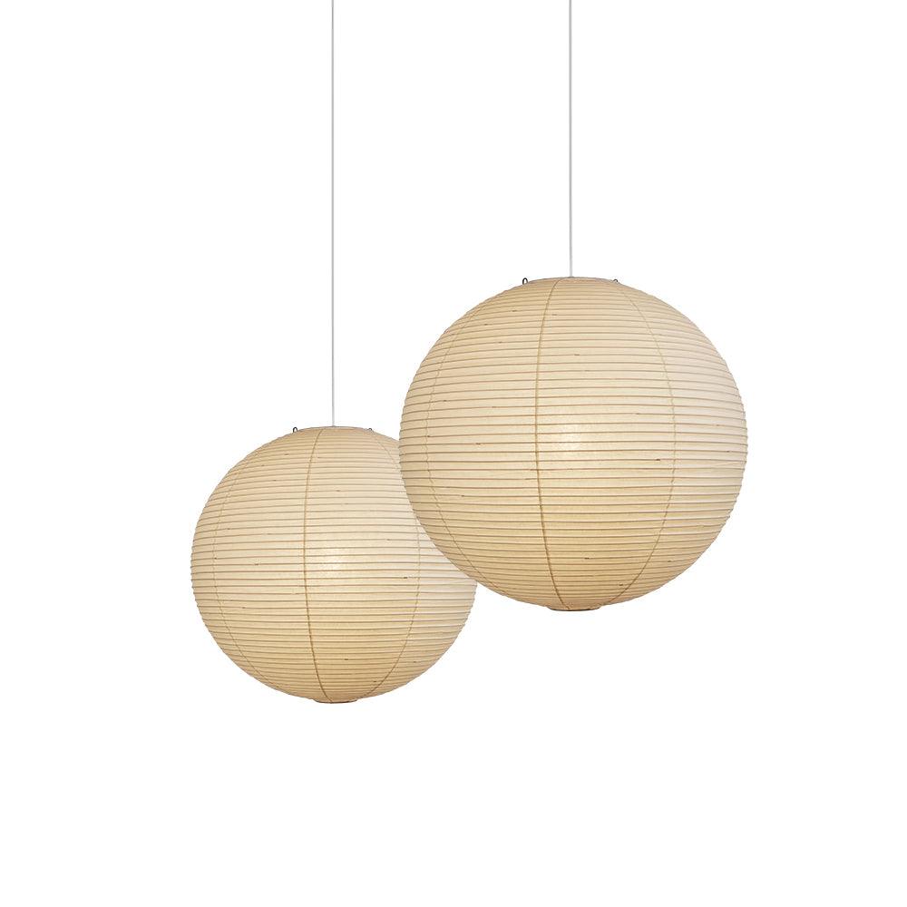 Soft Ambient Light Paper Pendant Lamp with Japanese Design