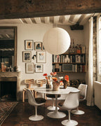 Soft Ambient Light Paper Pendant Lamp with Japanese Design