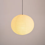 Soft Ambient Light Paper Pendant Lamp with Japanese Design
