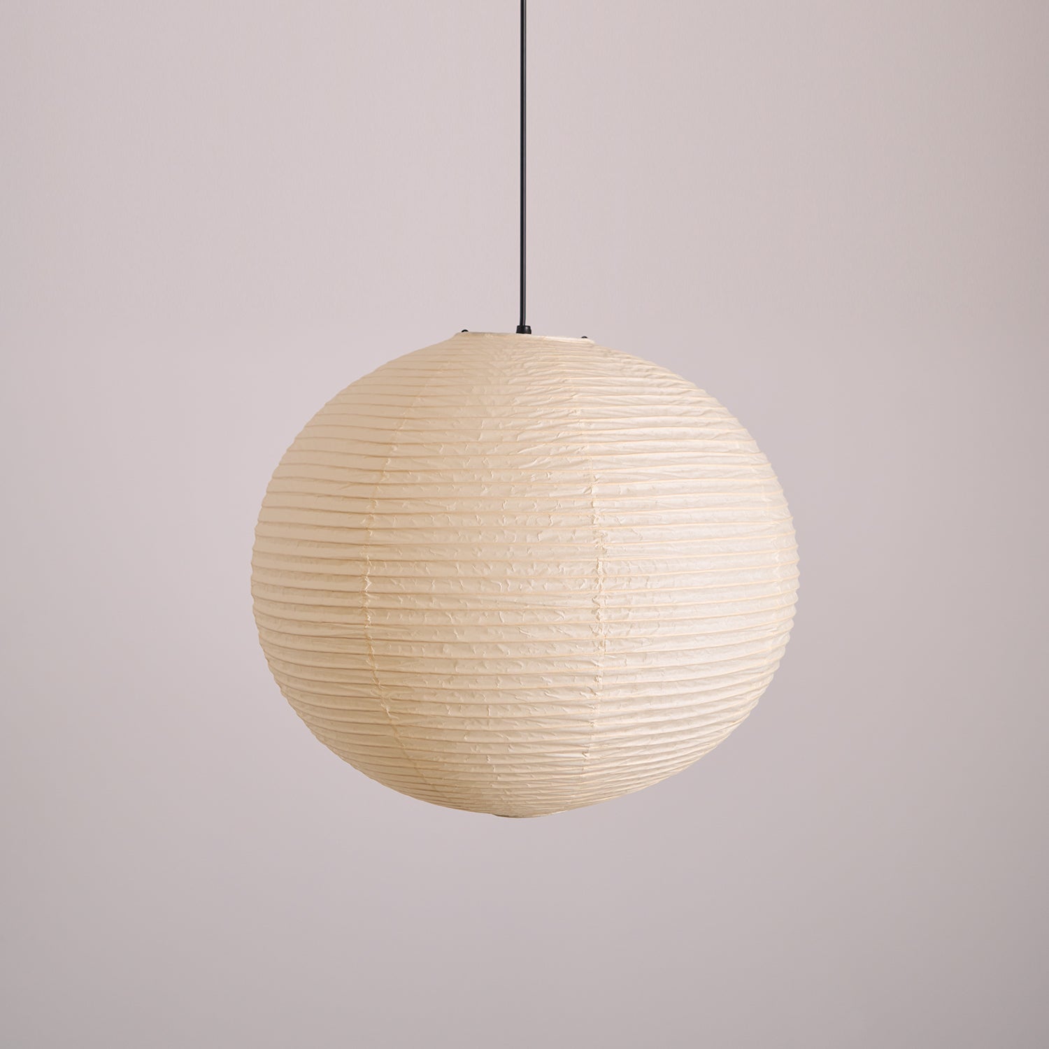 Soft Ambient Light Paper Pendant Lamp with Japanese Design