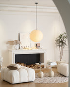Soft Ambient Light Paper Pendant Lamp with Japanese Design