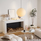 Soft Ambient Light Paper Pendant Lamp with Japanese Design