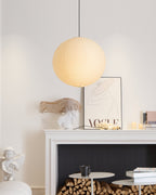 Soft Ambient Light Paper Pendant Lamp with Japanese Design