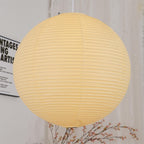 Soft Ambient Light Paper Pendant Lamp with Japanese Design