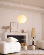 Soft Ambient Light Paper Pendant Lamp with Japanese Design
