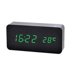 Wooden LED Digital Desk Alarm Clock