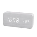 Wooden LED Digital Desk Alarm Clock