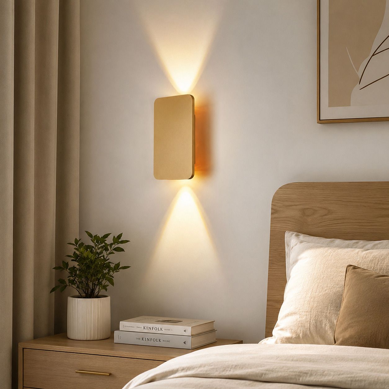 Modern LED Wall Sconce for Hallway and Living Room – Sleek Aluminum Design