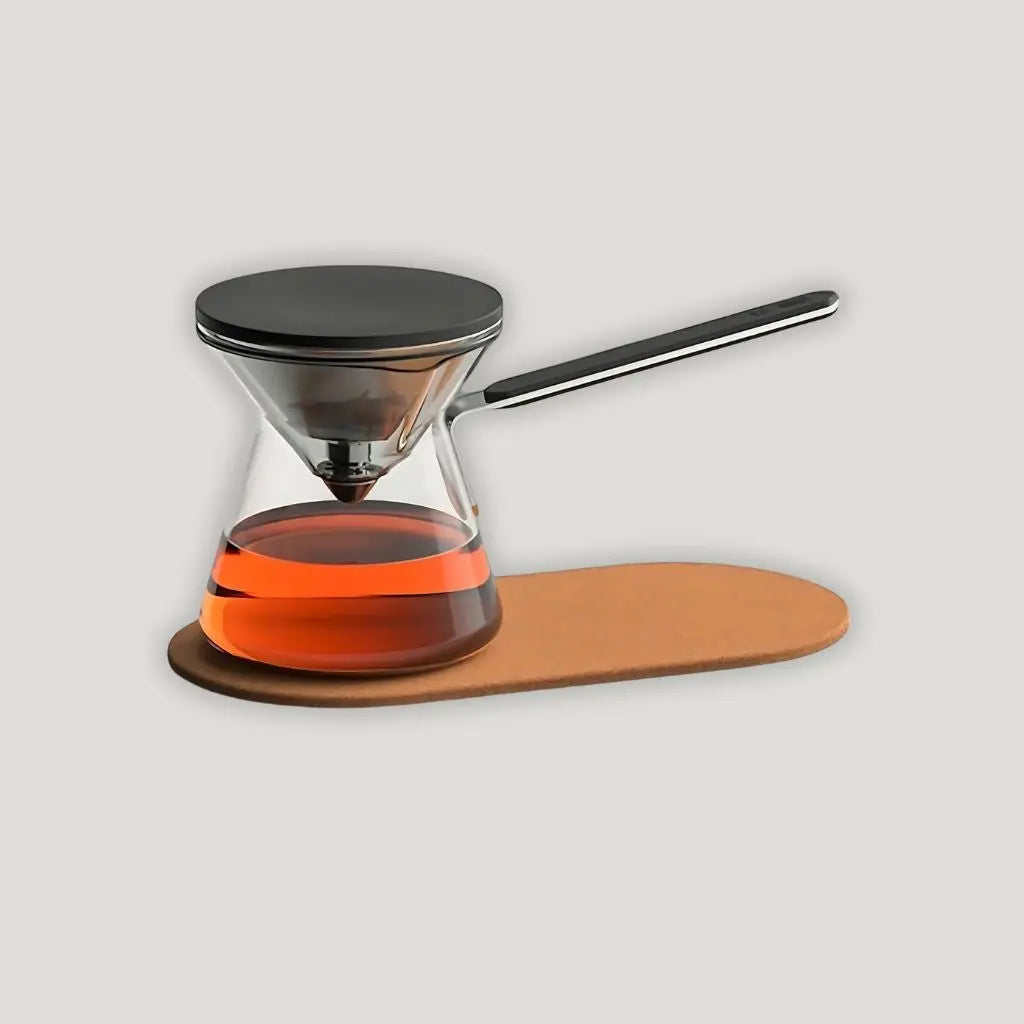 Elegant One-Touch Tea Infuser Teapot for Effortless Brewing