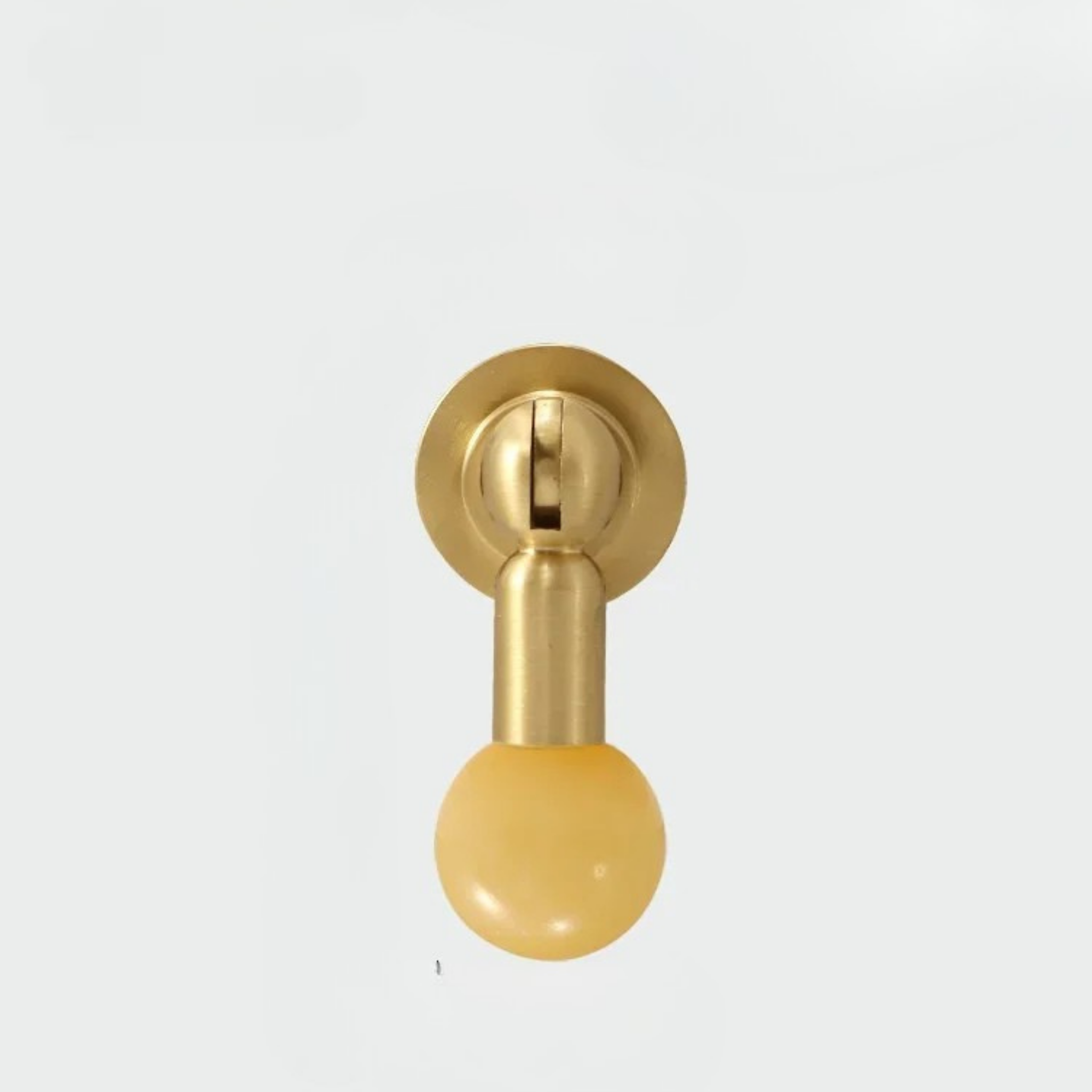 Elegant Amber Gem Cabinet Pull